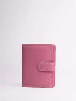 Lakeland Leather Mauve Pink Small Tab Purse Outlet