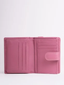 Lakeland Leather Mauve Pink Small Tab Purse Outlet