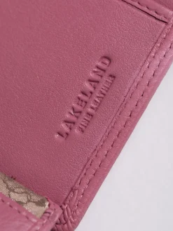 Lakeland Leather Mauve Pink Small Tab Purse Outlet