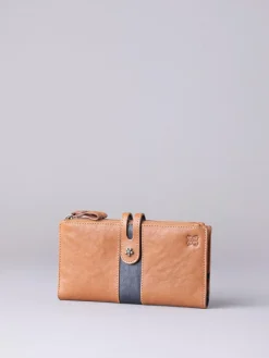 Lakeland Leather Hartsop Leather Double Zip Purse Natural Sale