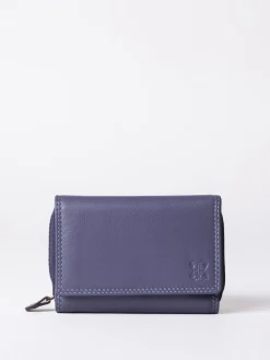 Lakeland Leather Purple Small Purse Discount