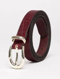 Lakeland Leather Kirkby Belt Red Discount