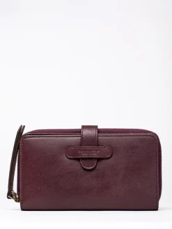 Lakeland Leather Newby Tab Purse Red Hot