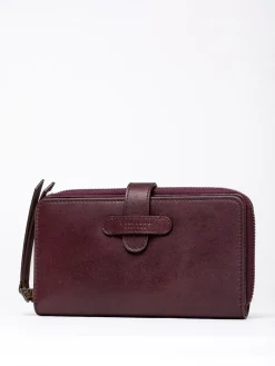 Lakeland Leather Newby Tab Purse Red Hot