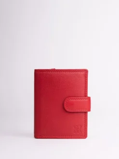 Lakeland Leather Red Small Tab Purse Clearance