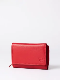 Lakeland Leather Red Small Purse Hot