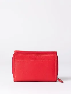 Lakeland Leather Red Small Purse Hot