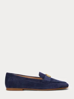 Lauren Ralph Lauren Blue Averi III Suede Loafers Hot