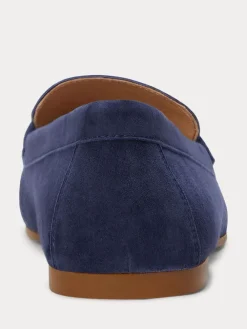 Lauren Ralph Lauren Blue Averi III Suede Loafers Hot