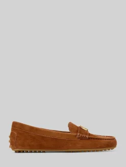 Lauren Ralph Lauren Barnsbury Suede Loafers Tan Brown Online