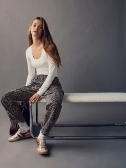 Next Ankle Straight Leg Carpenter Jeans Leopard Outlet