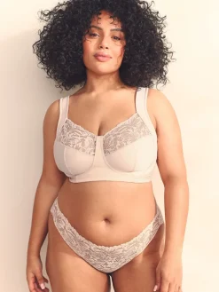 Next Light Pink F-K Ultimate Comfort Cup Padded Strap Non Pad Non Wired Bra with Side Support Discount