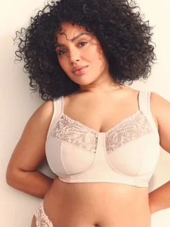 Next Light Pink F-K Ultimate Comfort Cup Padded Strap Non Pad Non Wired Bra with Side Support Discount