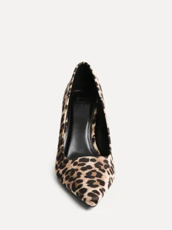 Linzi Wide Fit Aim Closed Court Stiletto Heels Animal Discount