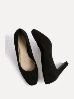 Linzi Agenda Block Heel Courts Black New