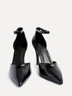 Linzi Black Grey Moira Classic Stiletto Court Heels Hot
