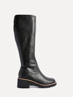 Linzi Resist Stretch High Leg Wedge Boots Black Online