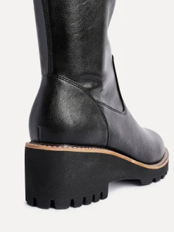 Linzi Resist Stretch High Leg Wedge Boots Black Online