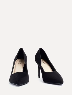 Linzi Wide Fit Martina Wide Fit Stiletto Pointed Court Shoes Black Best
