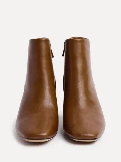 Linzi Brown Cove Comfort Block Heeled Ankle Boot Hot