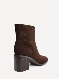 Linzi Brown Orlando Block Heeled Ankle Boots Best