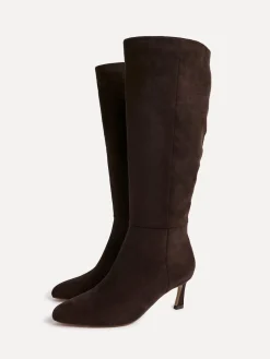 Linzi Rush Pointed Toe High Leg Stiletto Boots Brown Online