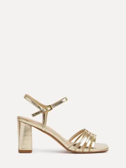 Linzi Annie Strappy Heel Sandals Gold Sale