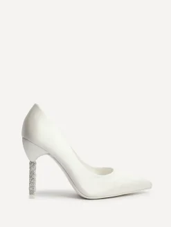 Linzi Ivory Adore Courts With Diamante Heel New