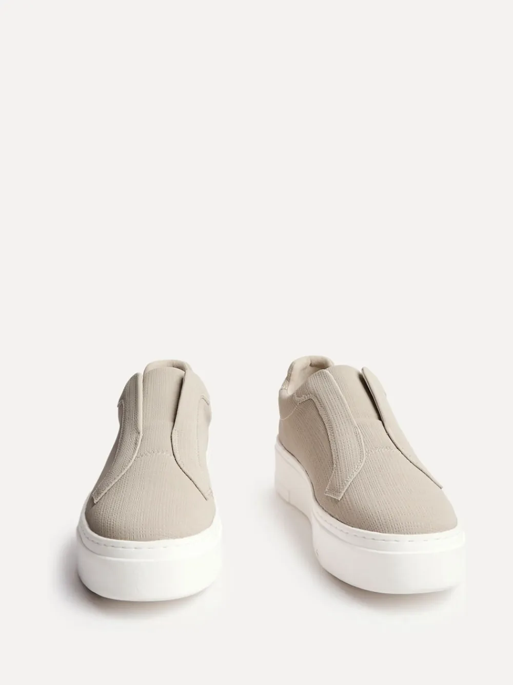 Linzi Henley Flatform Slip-On Trainers Natural Online