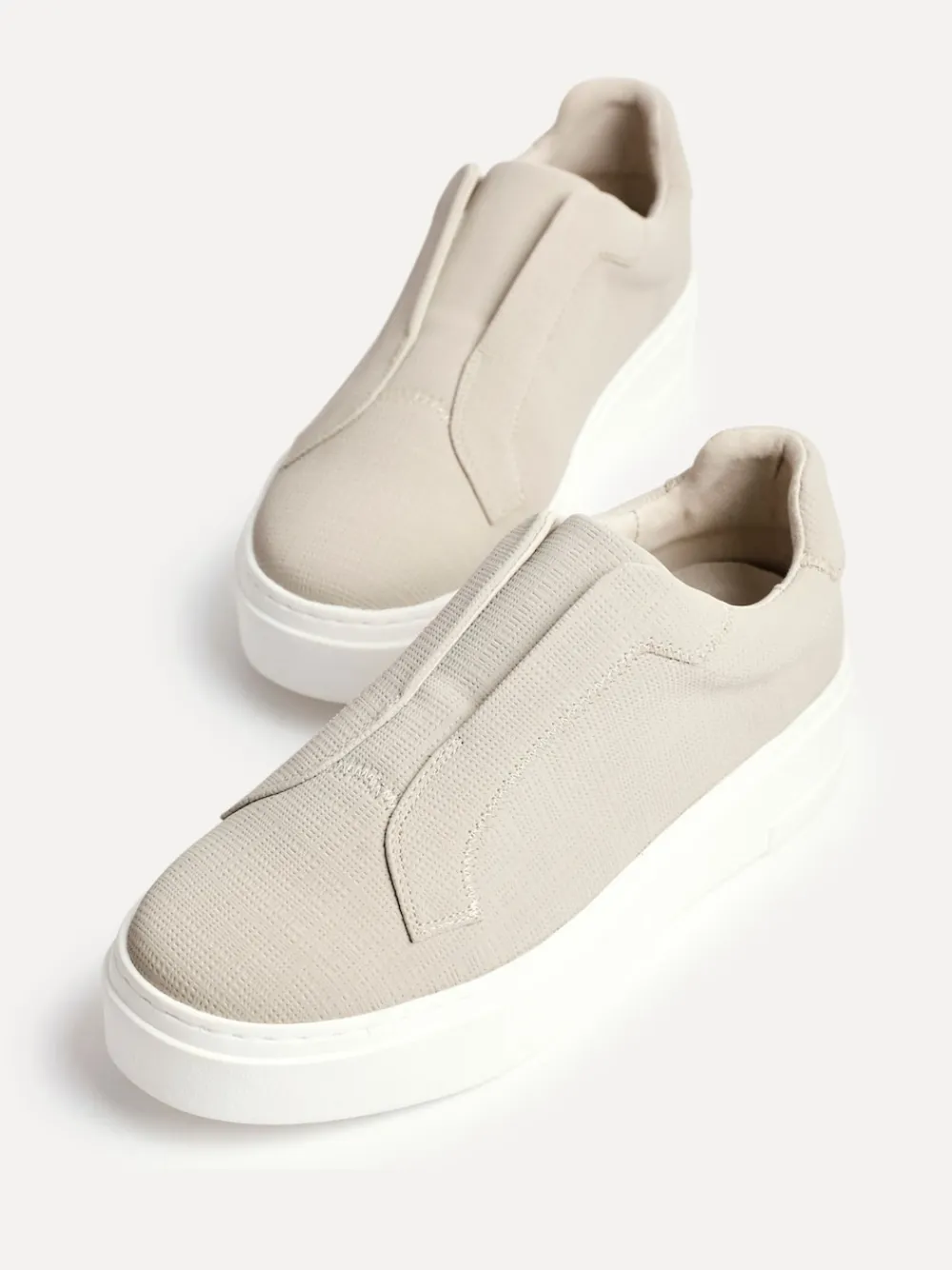 Linzi Henley Flatform Slip-On Trainers Natural Online
