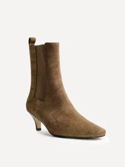 Linzi Ritual Kitten Heeled Chelsea Boots Natural