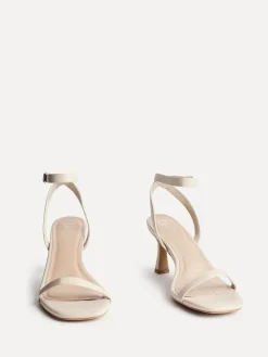 Linzi Nude Elevate Low Stiletto Heeled Sandals