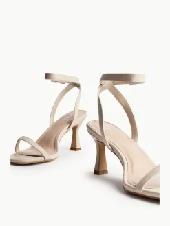 Linzi Nude Elevate Low Stiletto Heeled Sandals