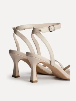 Linzi Nude Elevate Low Stiletto Heeled Sandals
