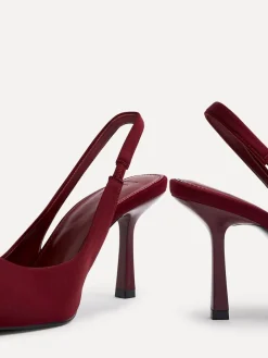 Linzi Dash Slingback Court Heels Red Online