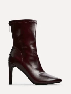 Linzi Red West Pointed Toe Ankle Boots With Stiletto Heel Discount