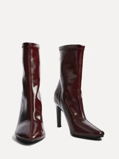 Linzi Red West Pointed Toe Ankle Boots With Stiletto Heel Discount