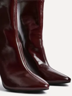 Linzi Red West Pointed Toe Ankle Boots With Stiletto Heel Discount