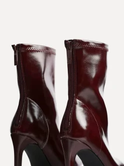 Linzi Red West Pointed Toe Ankle Boots With Stiletto Heel Discount