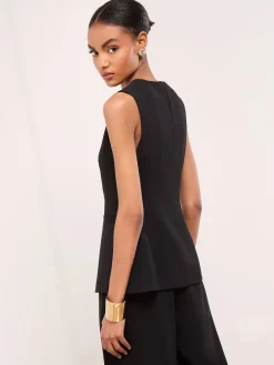 Lipsy Black Premium Tailored Waistcoat Sale