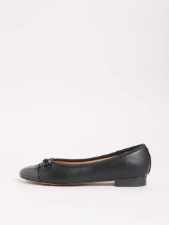Lipsy Standard Fit Patent Toecap Ballerinas Black Outlet