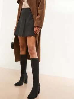 Lipsy Standard fit Knee High Boots Black