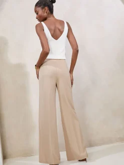 Lipsy Stone High Waist Wide Leg Trousers Online