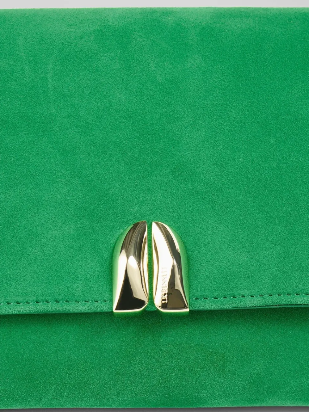 LK Bennett Green Essie Blend Resin Teardrop Purse