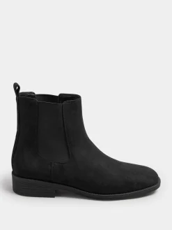 Long Tall Sally Ankle Chelsea Micro Boots Black Outlet