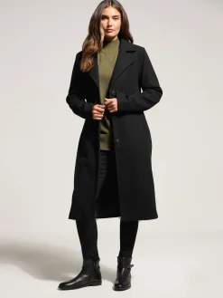 Long Tall Sally City Coat Black Best