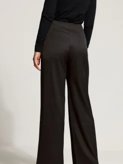 Long Tall Sally Black Military Button Trousers Outlet