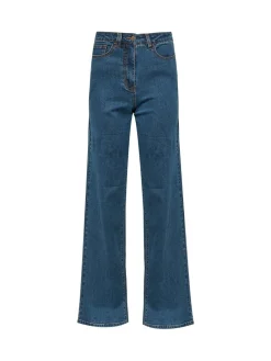Long Tall Sally Blue Bea Wide Leg Jeans Sale