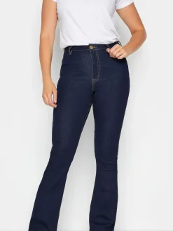 Long Tall Sally Blue Denim Kickflare Jeans New