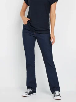 Long Tall Sally Straight Leg Jeans Blue Hot